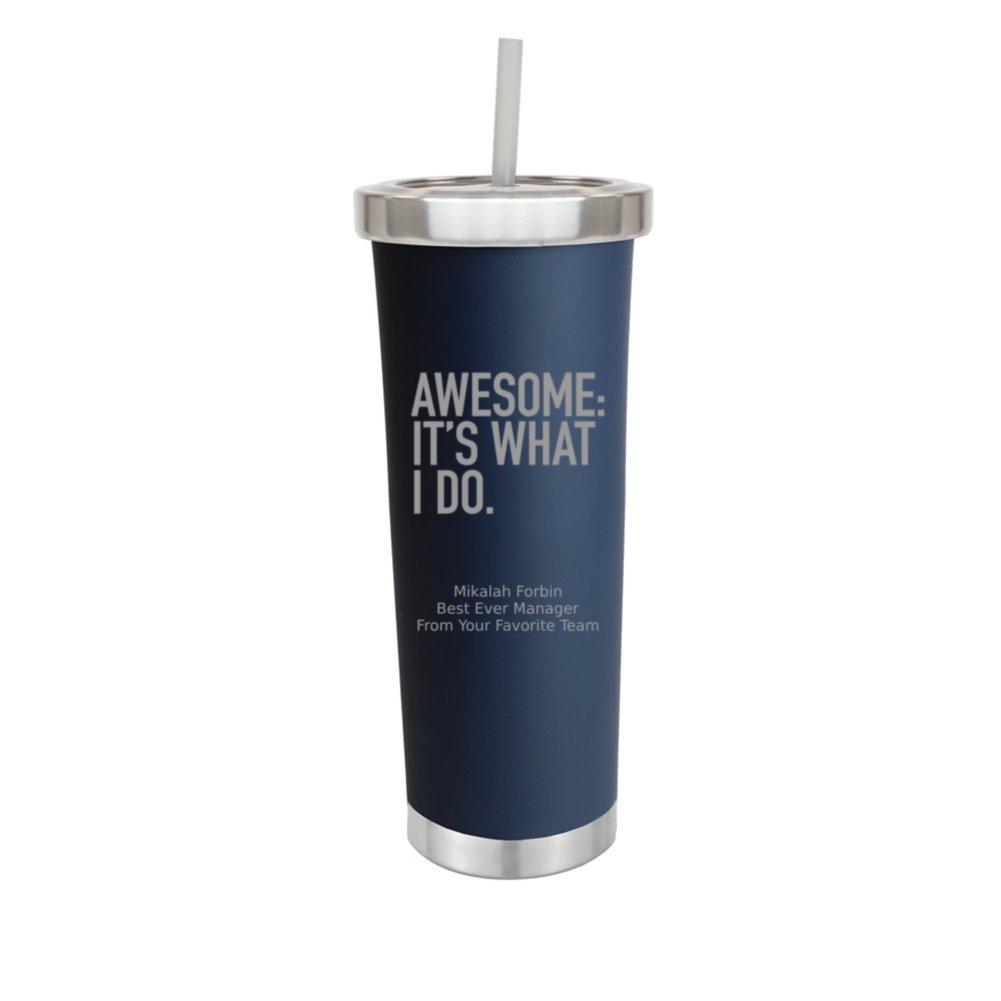 View larger image of Personalized Tall Stainless Steel Tumbler